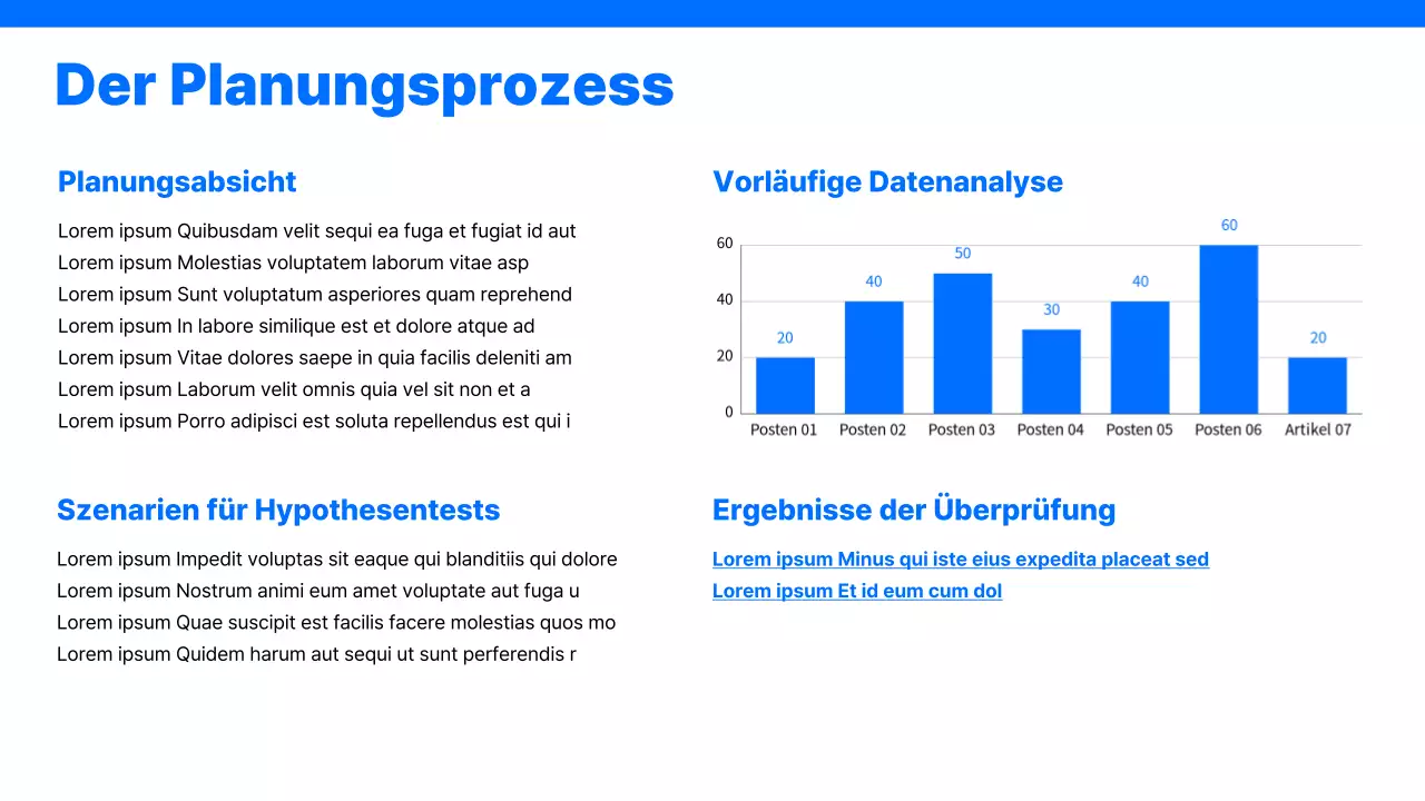 Einfache Karrieremappe mit blauem Hintergrund