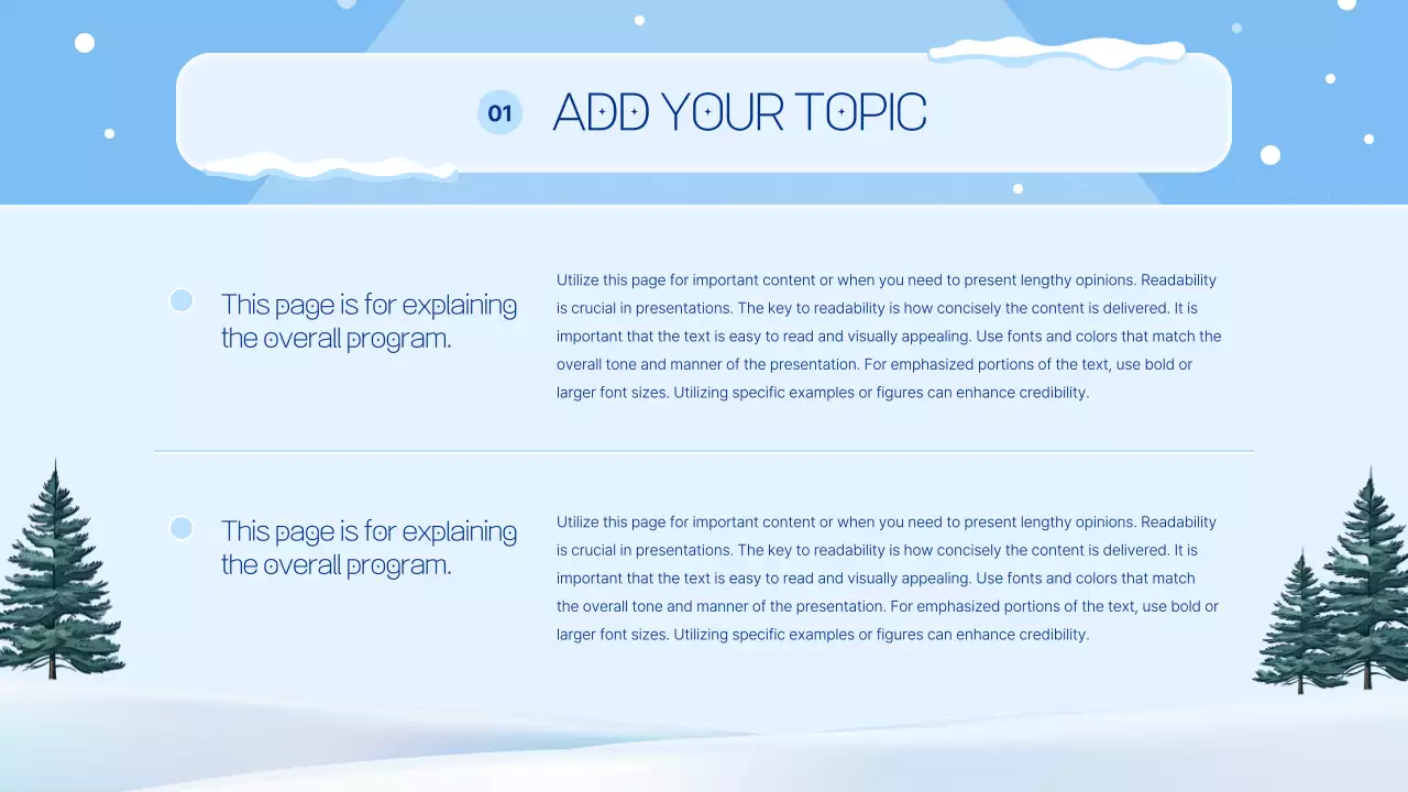 블루 모던 휴가 오리엔테이션 가이드 프레젠테이션