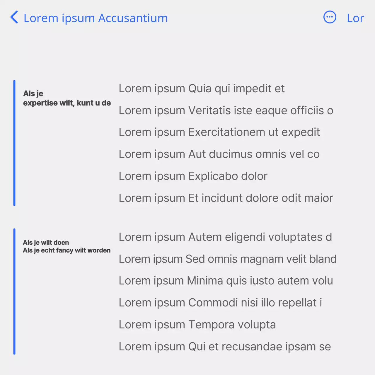 Een gids voor het ontwerpen van een eenvoudige carrière in wit en blauw