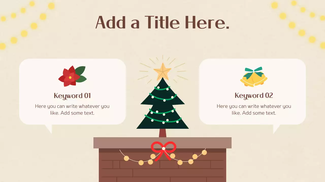 Beige Traditional Christmas Presentation