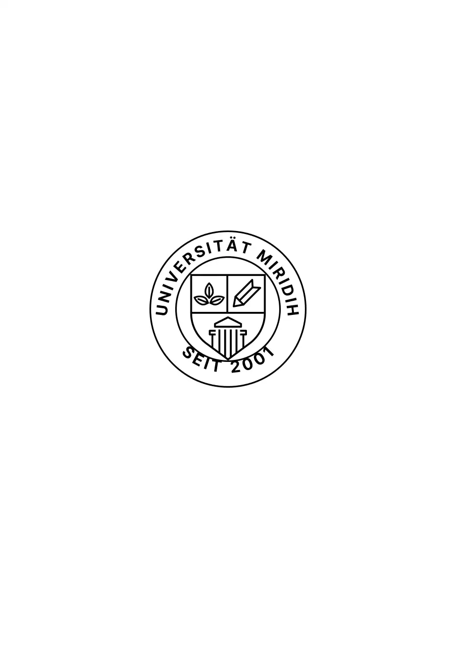 Listing Case für das Universitätslogo-Symbol