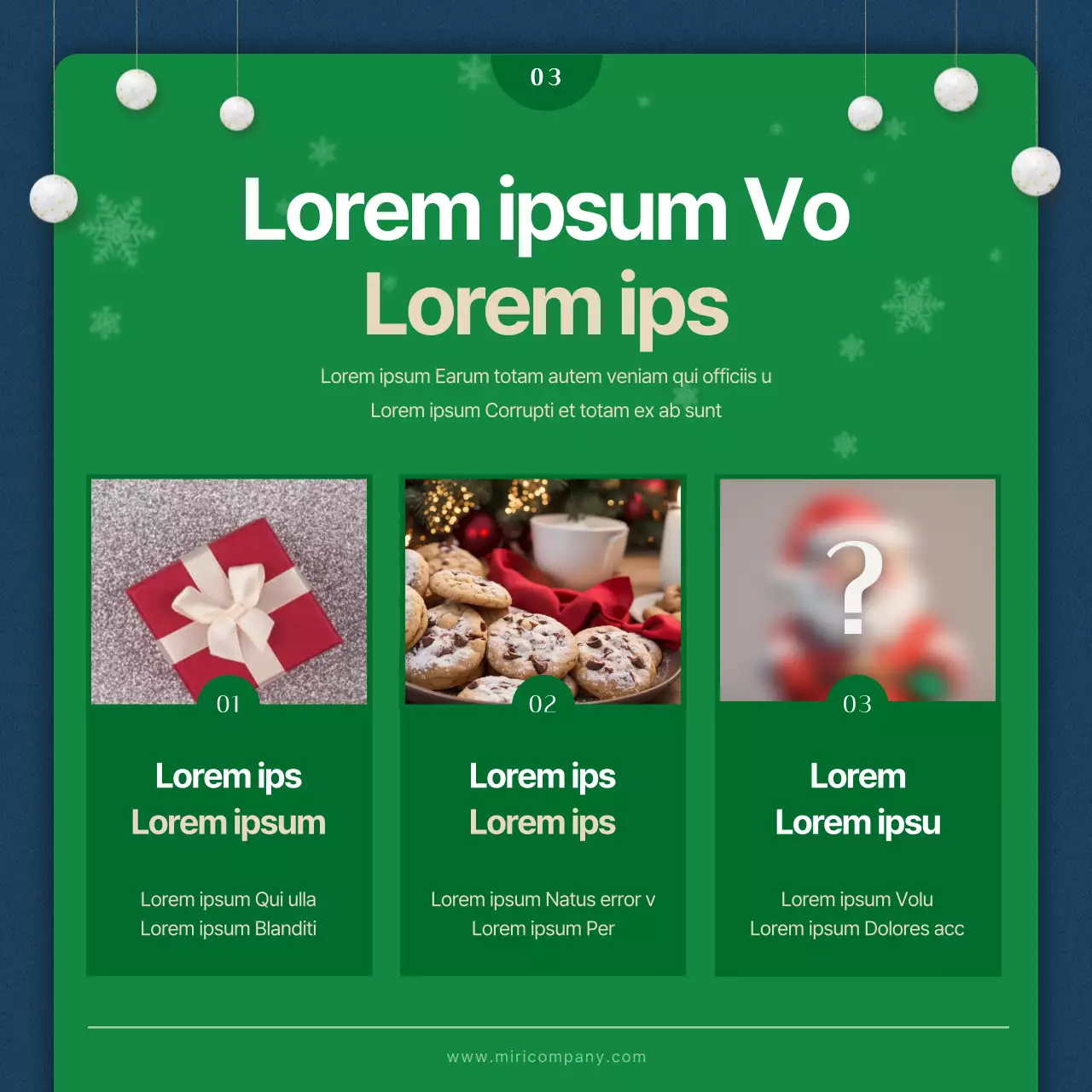 Introducción al boletín interno navideño rojo y verde