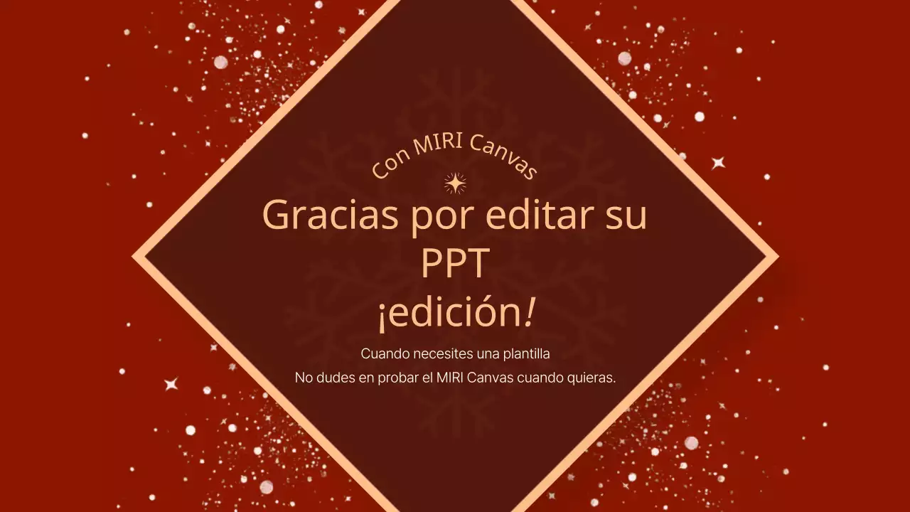 Una lujosa presentación de eventos navideños en rojo y marrón