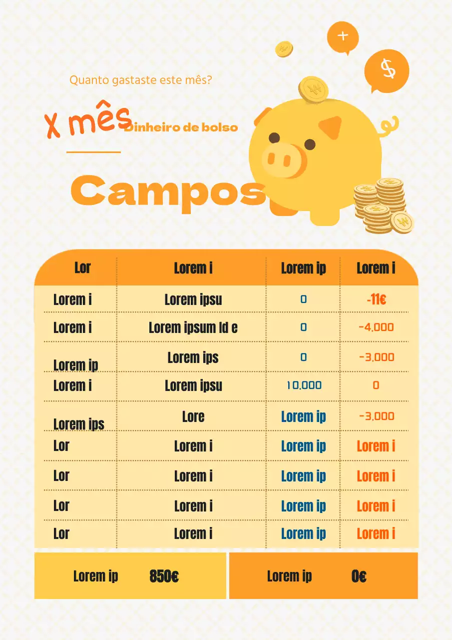 Agenda de bolso amarela simples