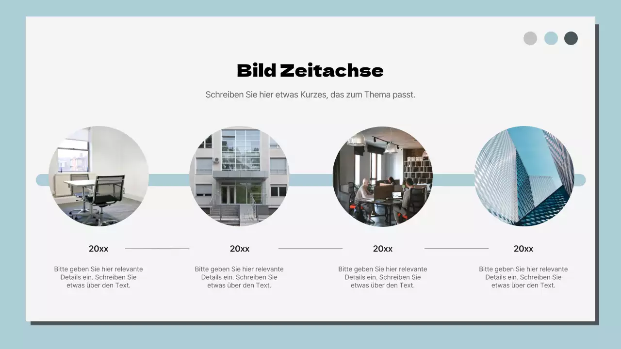 Himmelblau und Weiß Klassisches Mehrseiten-Layout Bericht
