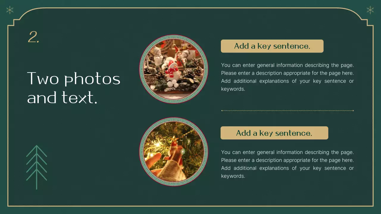 Green Elegant Christmas Event Presentation