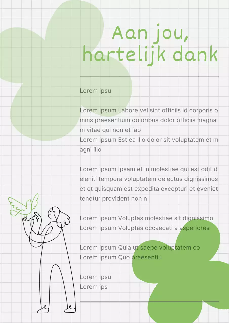 Moderne briefuitnodiging in chartreuse en grijs