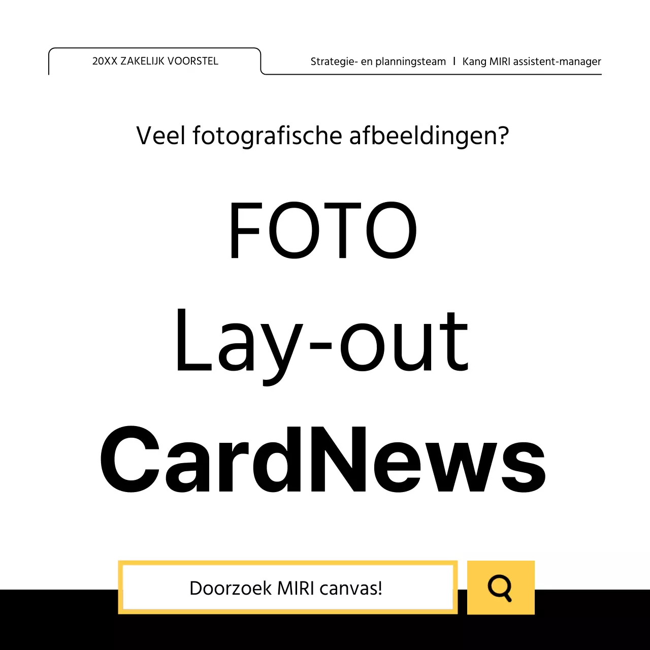 Promoot een lay-outontwerp met veel eenvoudige fotolijsten in wit en zwart