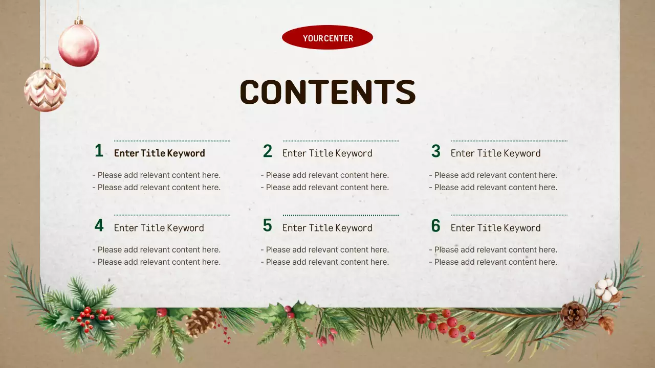 Brown Festive Winter Guide Presentation