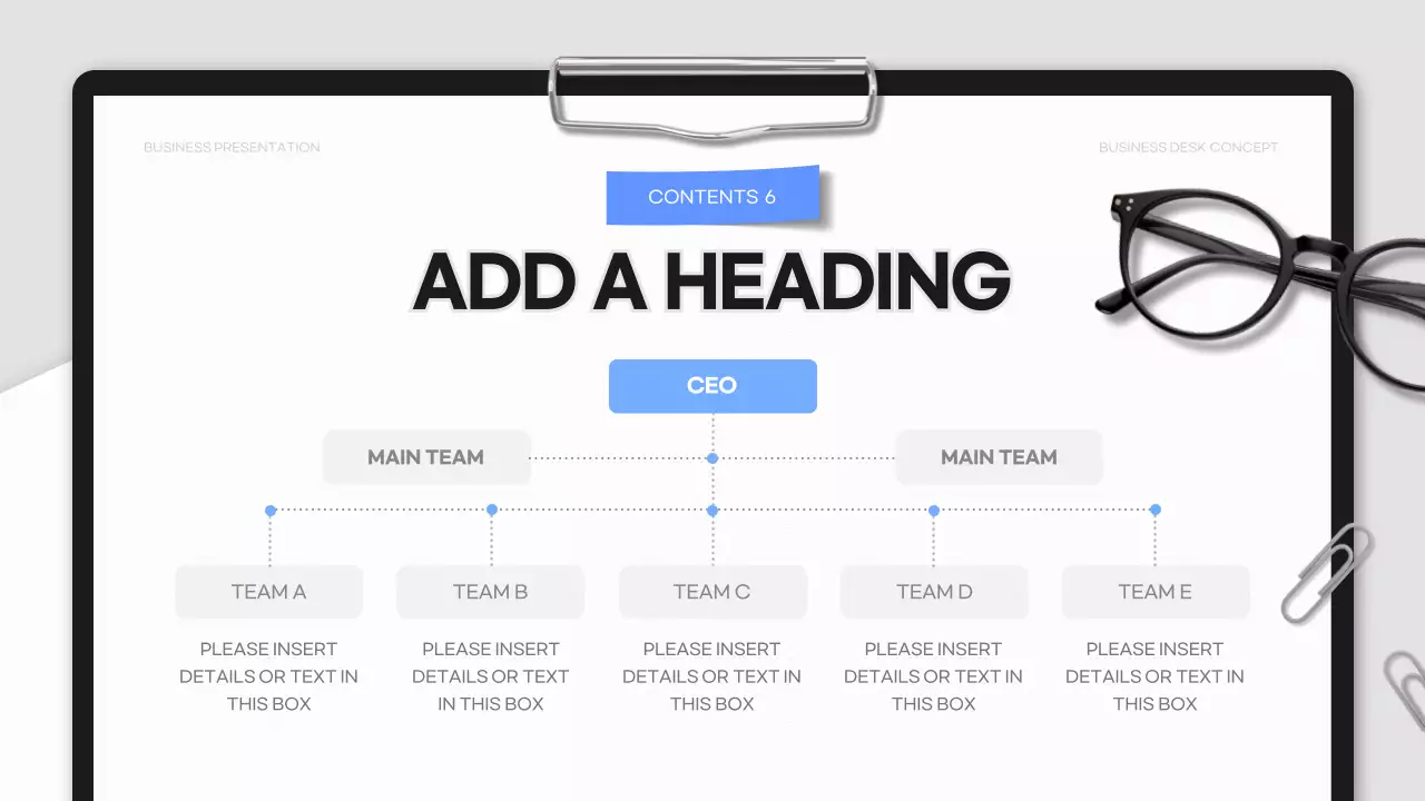 하늘색과 검정의 심플한 비즈니스 보고서