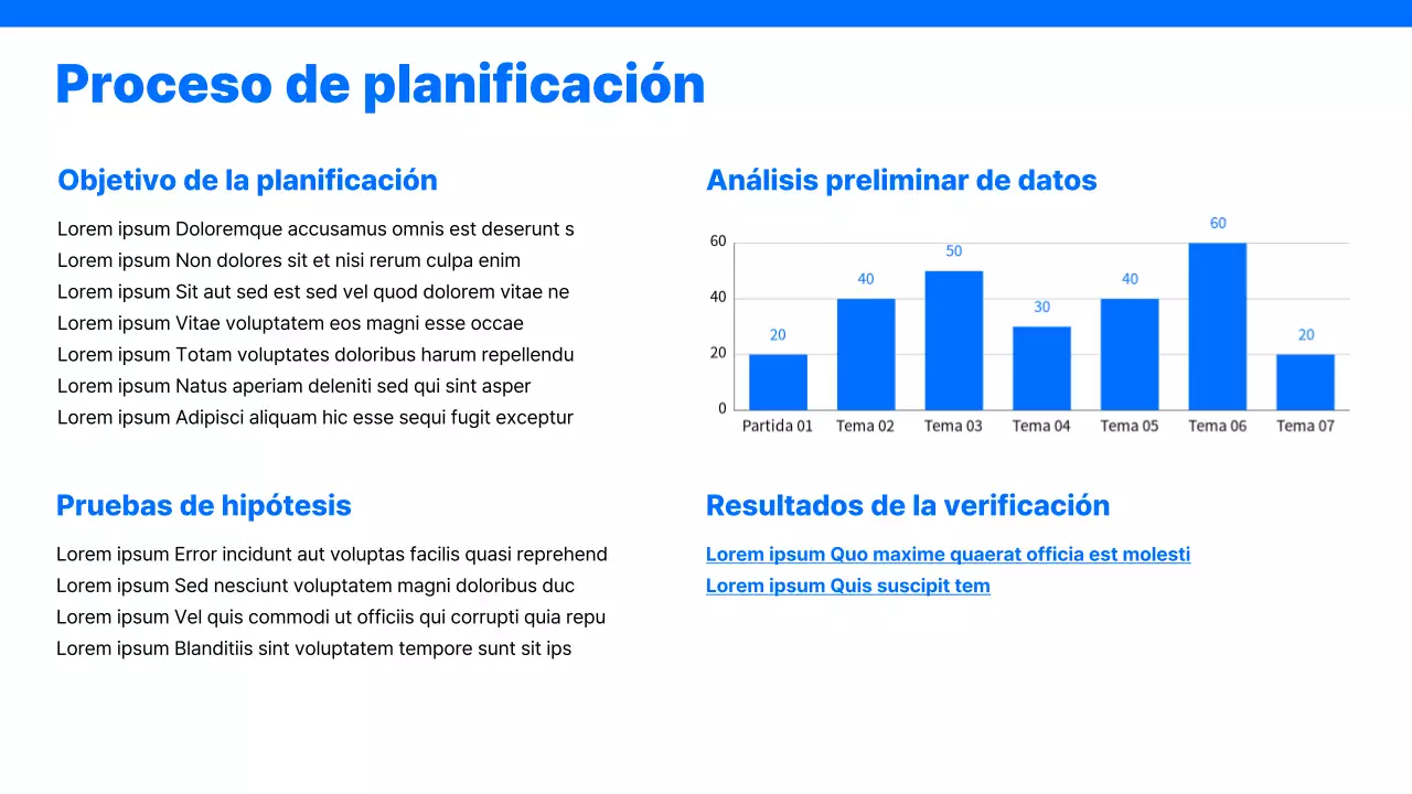 Cartera profesional sencilla con fondo azul