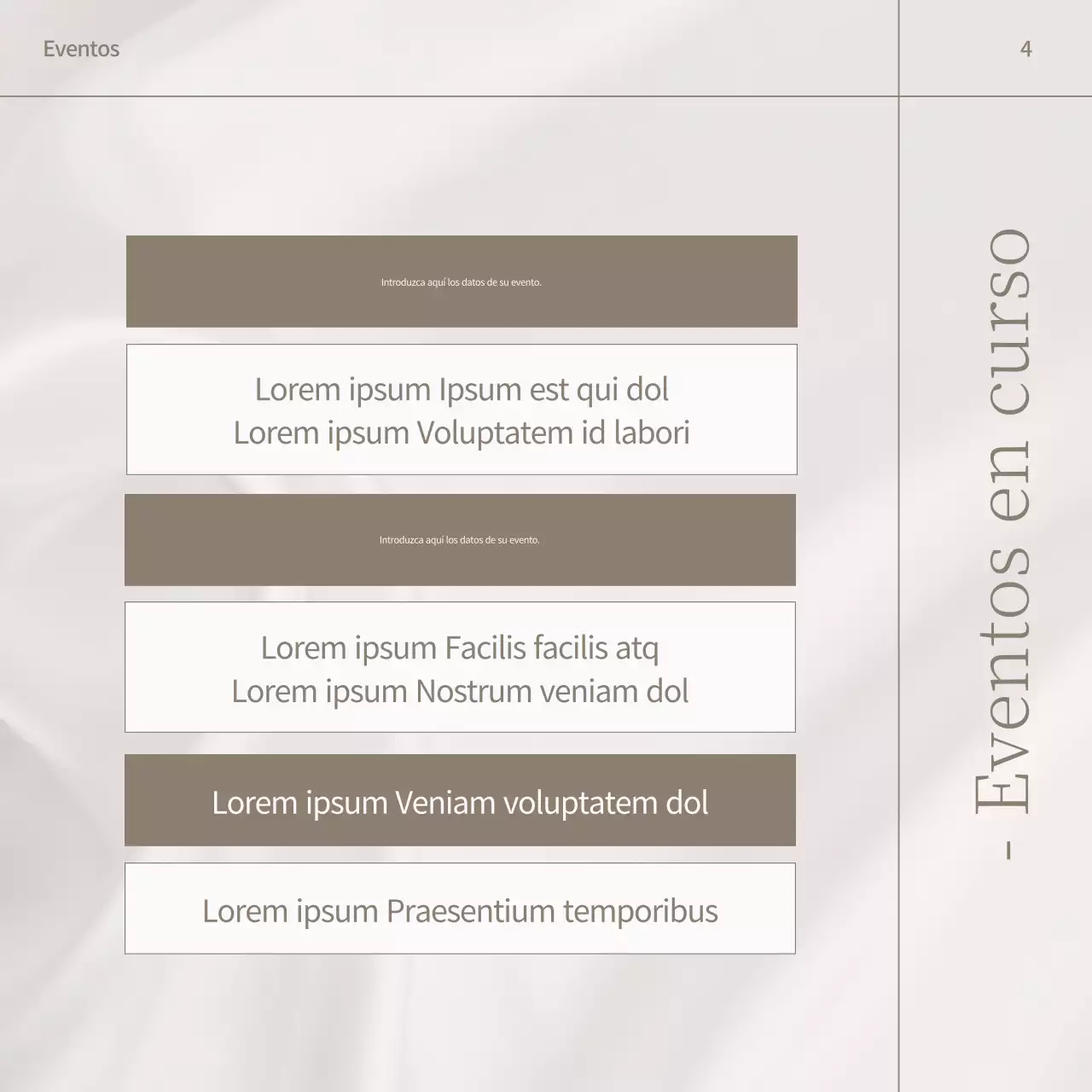 Promover una marca de bodas moderna en rosa y marrón