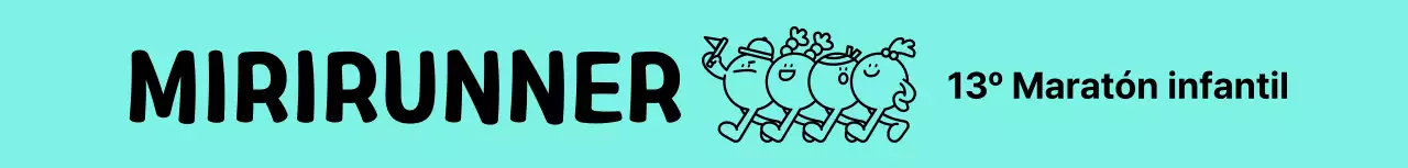 Concepto de maratón infantil con simpáticas ilustraciones lineales