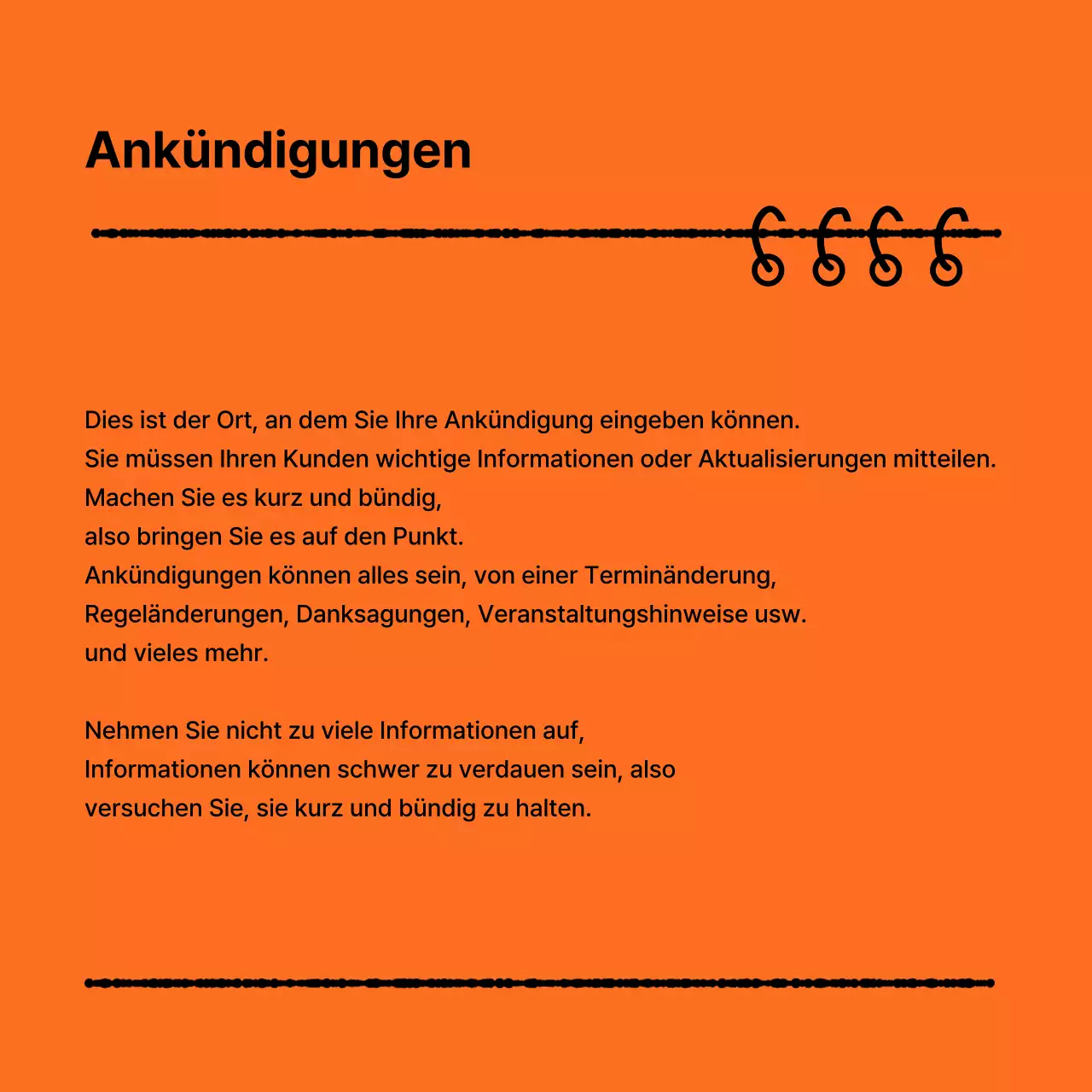 Ein Leitfaden für ein sauberes Marken-Kit in Orange und Schwarz