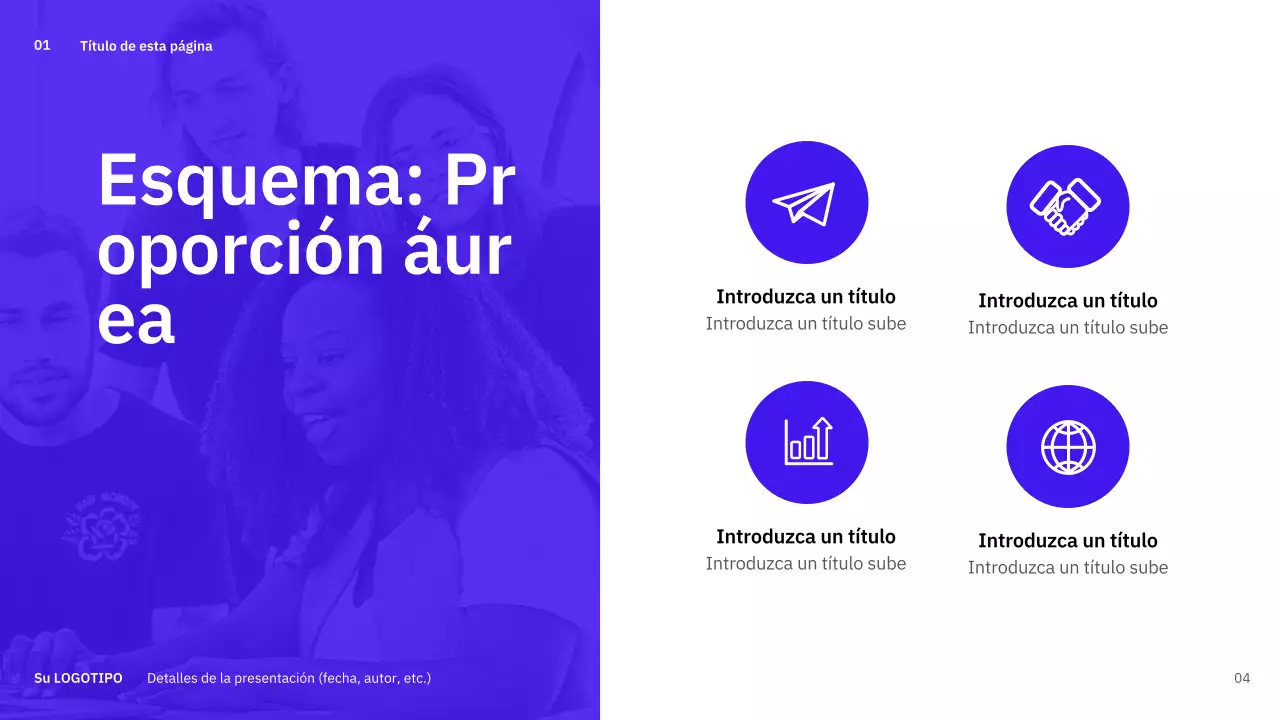 Trazados sencillos y variados en azul para planificar