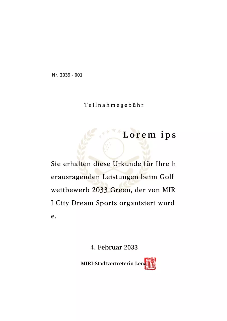 Sportpreise mit Golf Illustrated für ein stilvolles Ambiente