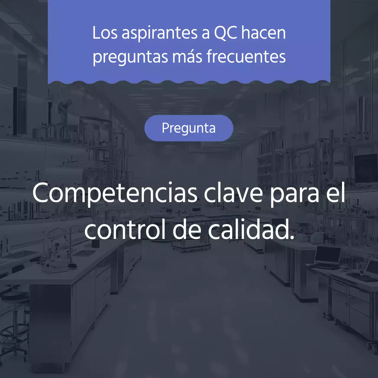 Una sencilla carta de presentación de Q&A para un puesto de trabajo en azul y marino