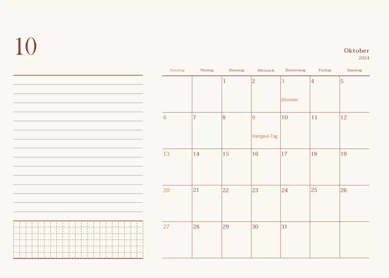 Emotionales Cafe-Fotolayout in Beige und Braun