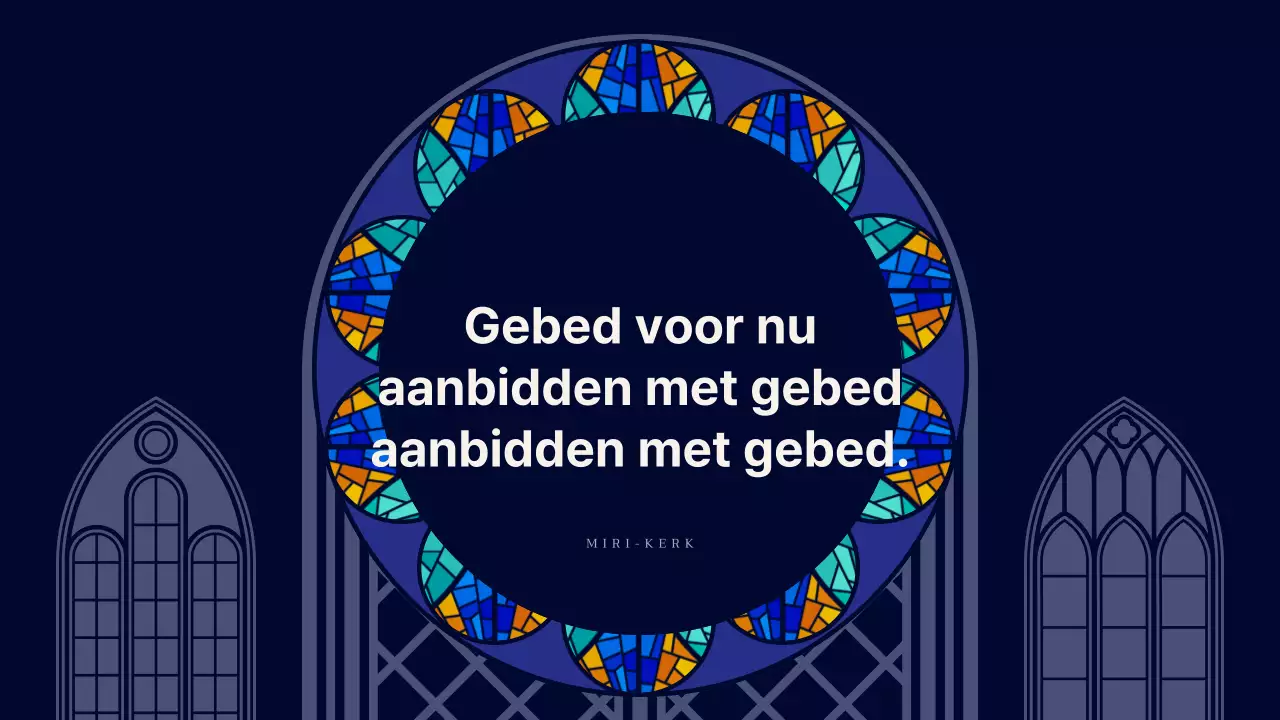 Een gids voor eenvoudige kerkdiensten in marineblauw en beige
