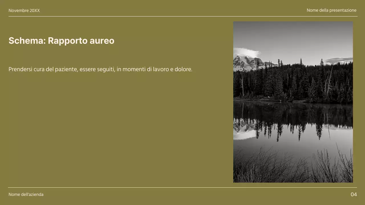 Relazione sulle pagine di Khaki e Brown Minimal Diverse Layout