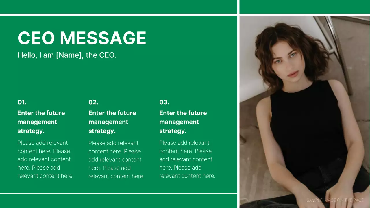 Green Modern Esg 보고서 문서 프레젠테이션