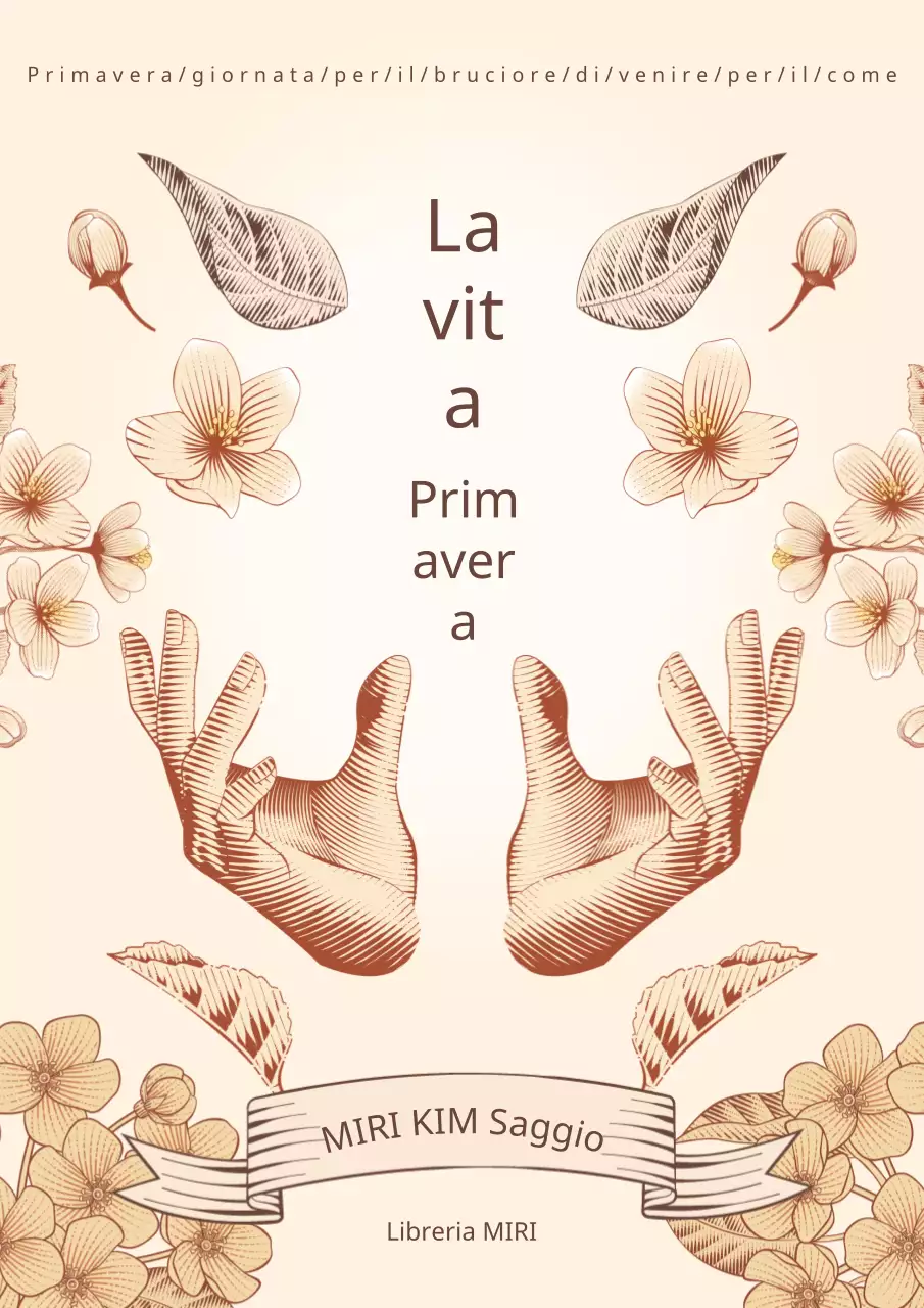 Una classica copertina da saggio di lezioni di vita in giallo e marrone