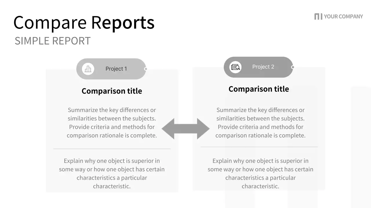 White Minimal Report Document Presentation