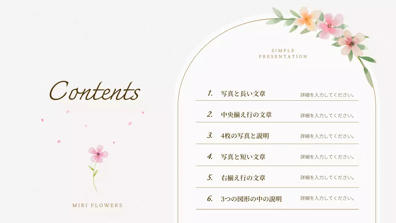 白 シンプル プラン プレゼンテーション