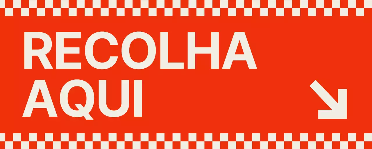 Instruções de encomenda de recolha para um conceito vintage vermelho e axadrezado