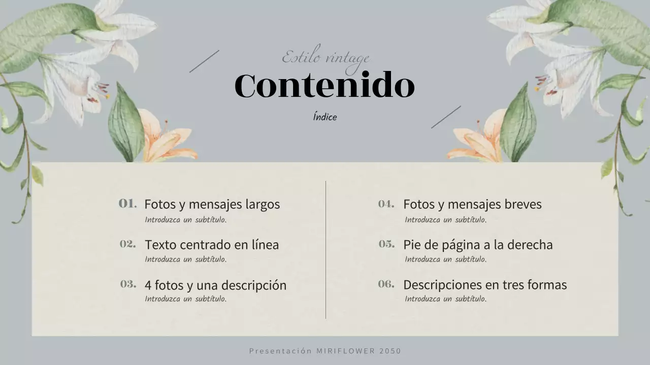 Propuesta vintage de flores de invierno en azul claro