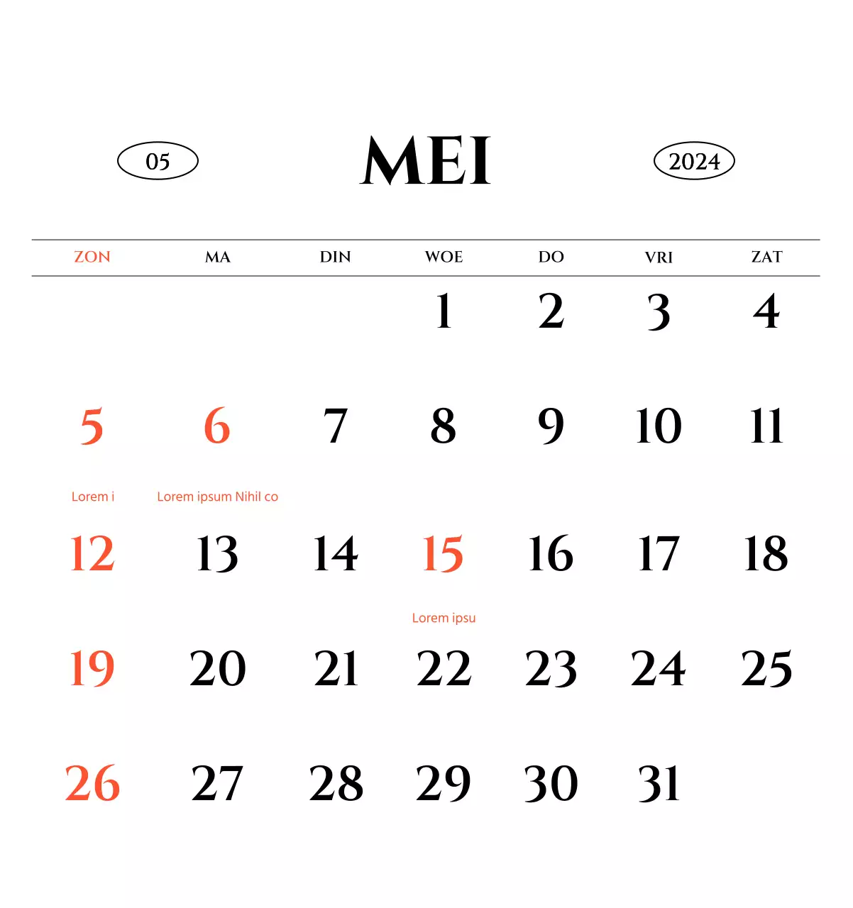 Eenvoudige stijl muurkalender met zwart-wit emotionele reisfotografie concept