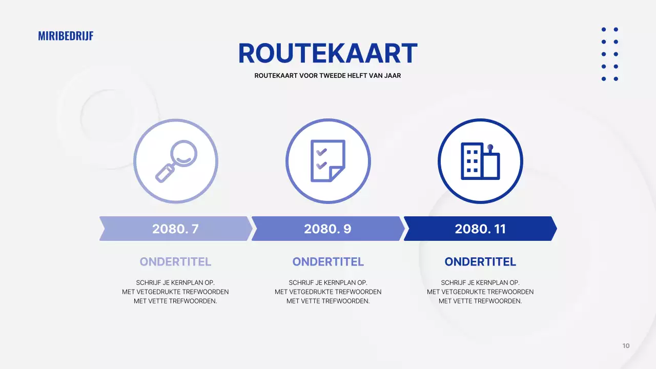 Een grijze, eenvoudige bedrijfspresentatie