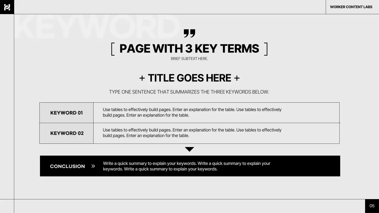 Presentasi Panduan Laporan Modern Abu-abu