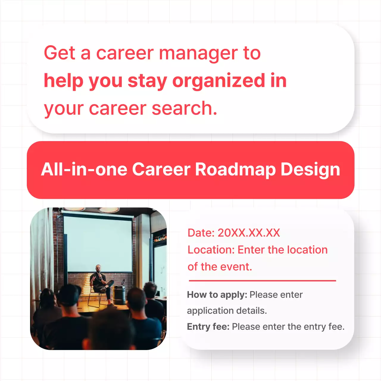 Promote Red's simple career roadmap tips