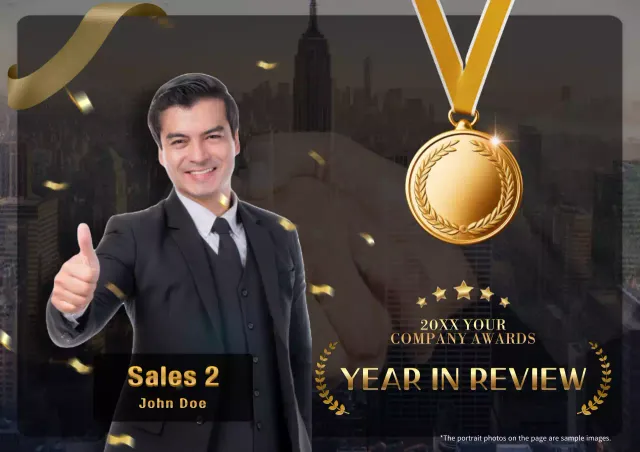 Black Professional Awards Announcement Poster