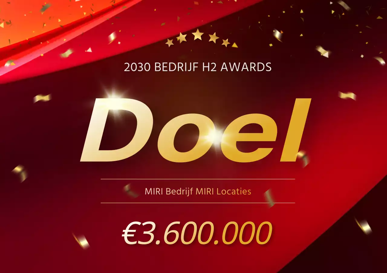 Een luxe eindejaarsprijzenhoes in rood en goud