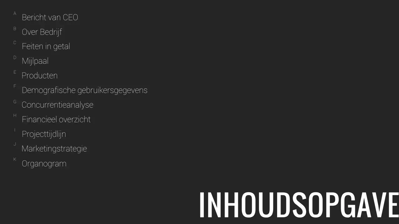 Minimalistisch zwart-wit bedrijfsrapport