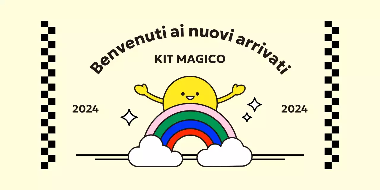 Progettare un design di carta da lettere per l'Anno dell'Arcobaleno