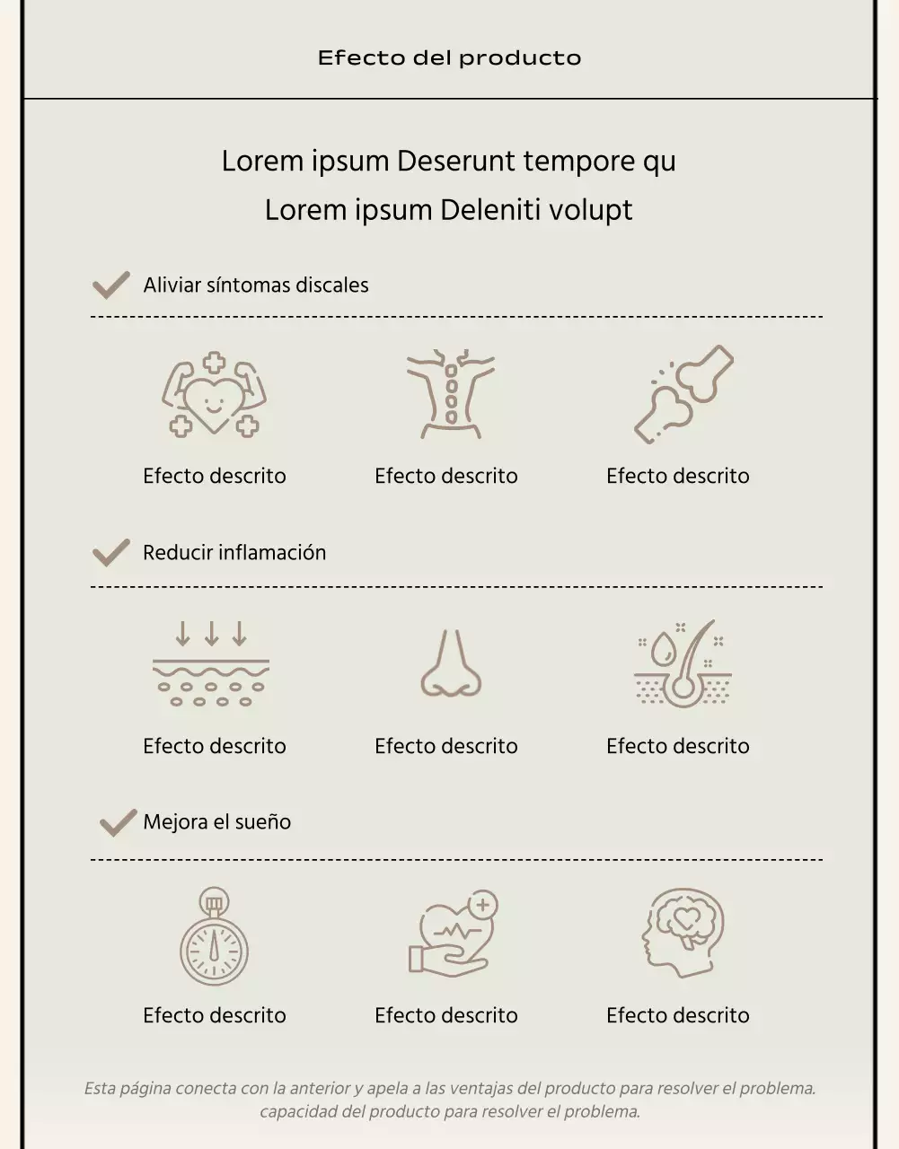 Estilo básico en negro y beige Declaración de marca de comercio