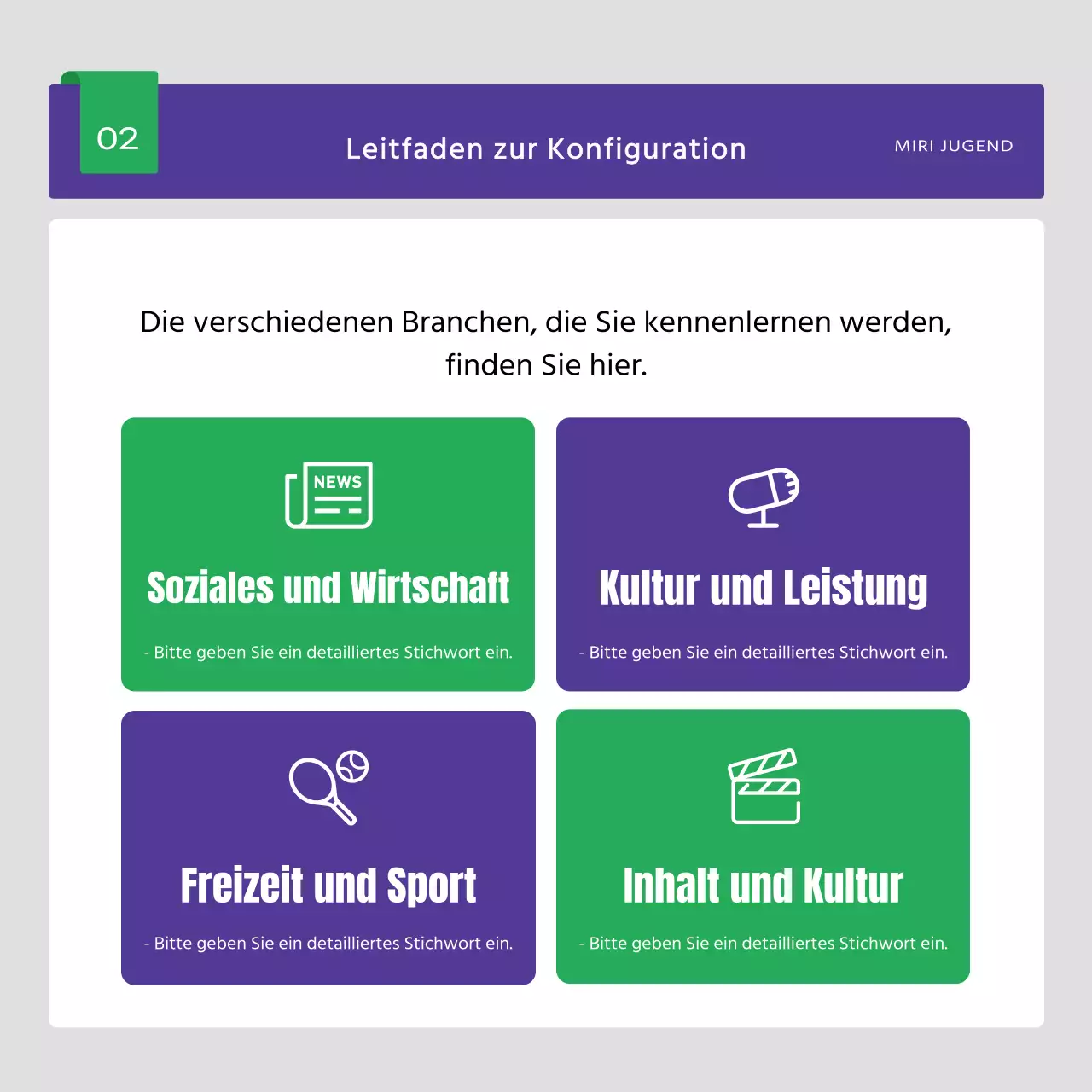 Eine einfache Anwerbung für die Gemeinschaft mit Abstracts und Boras