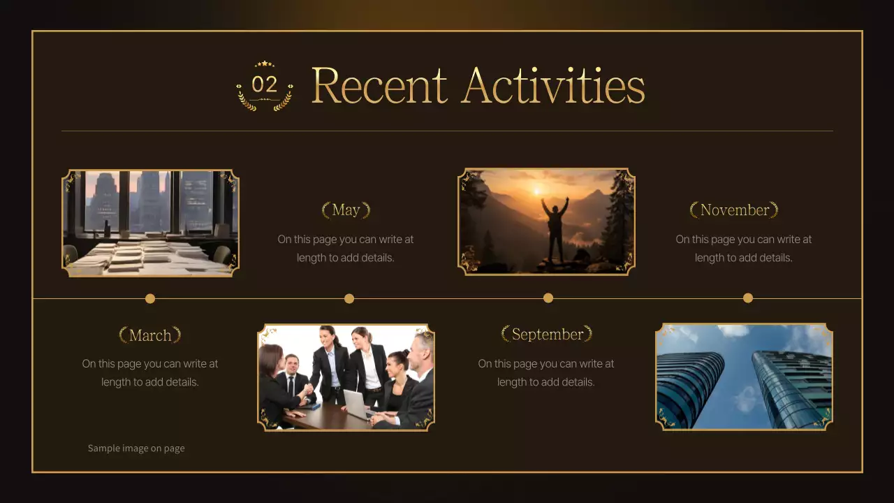 골드 엘레강트 어워드 발표 프레젠테이션