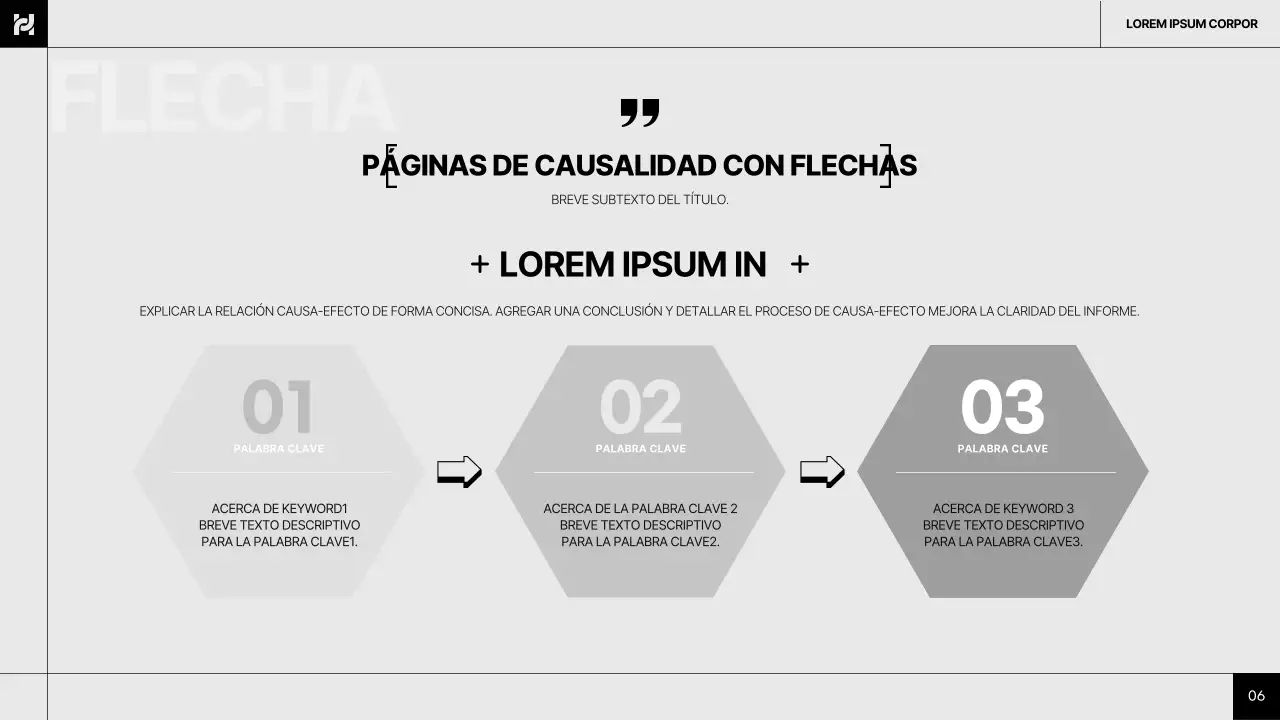 Informe sencillo, gris y negro, de diseño común