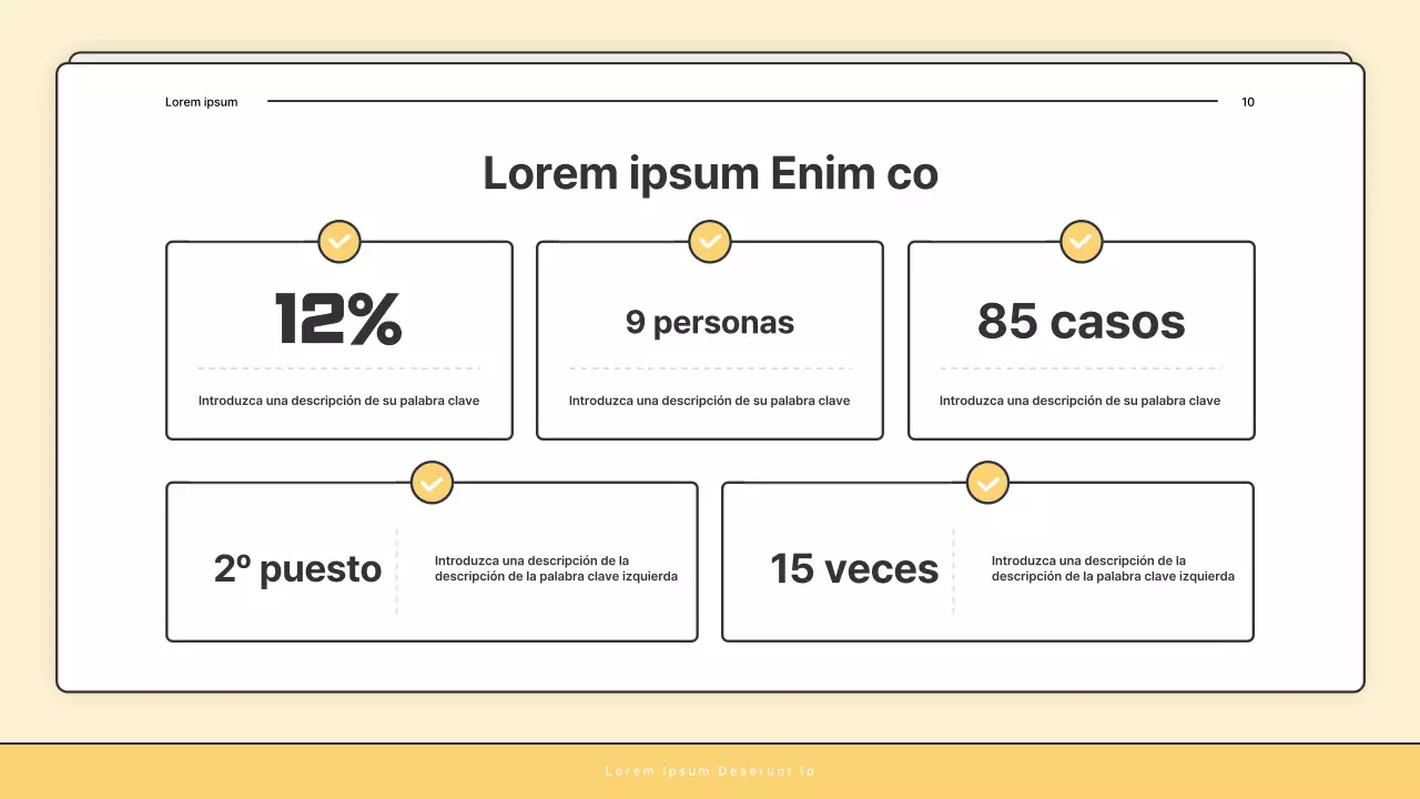 Un correo básico amarillo y blanco de la oficina de bienestar social