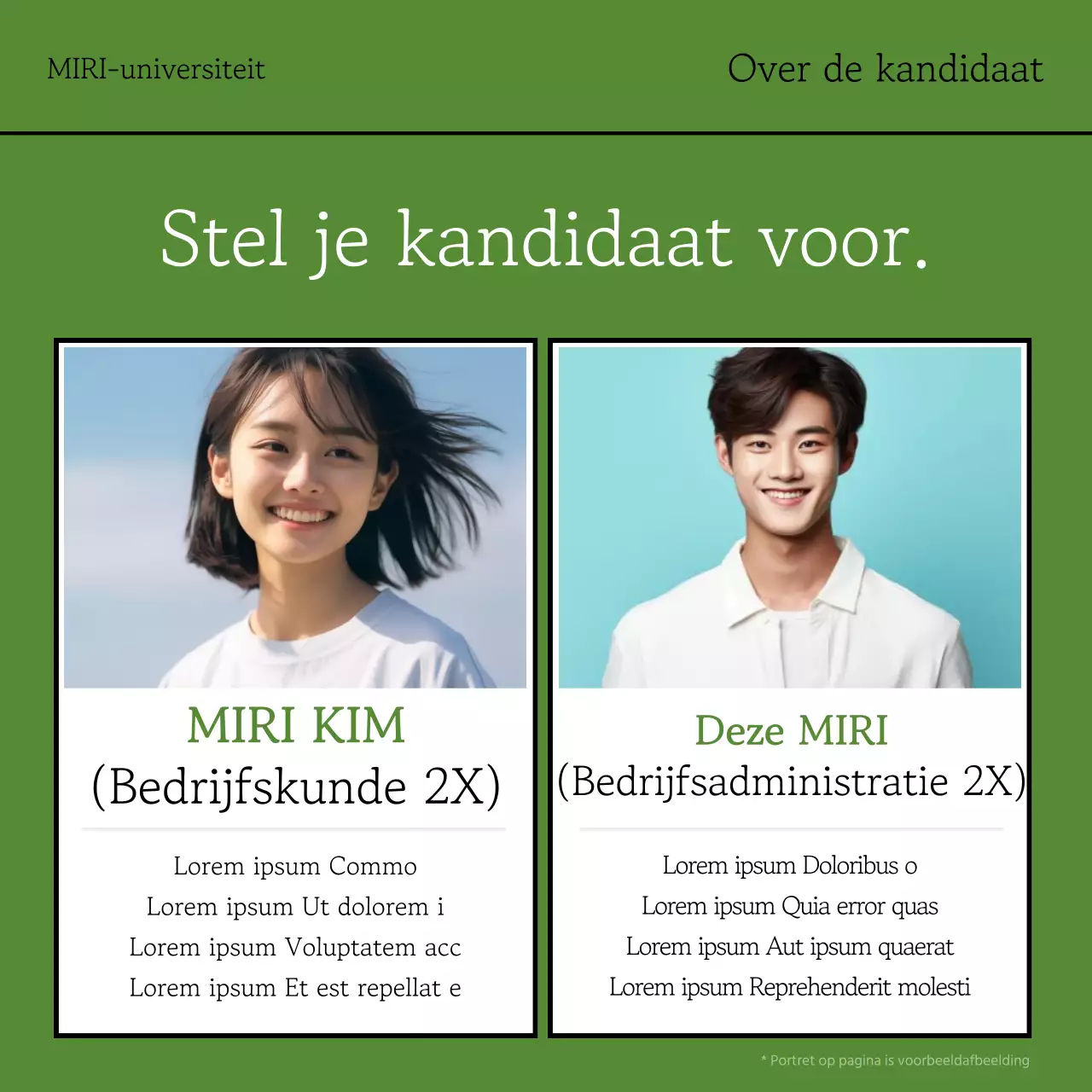 Een eenvoudige kaki inzamelingsactie