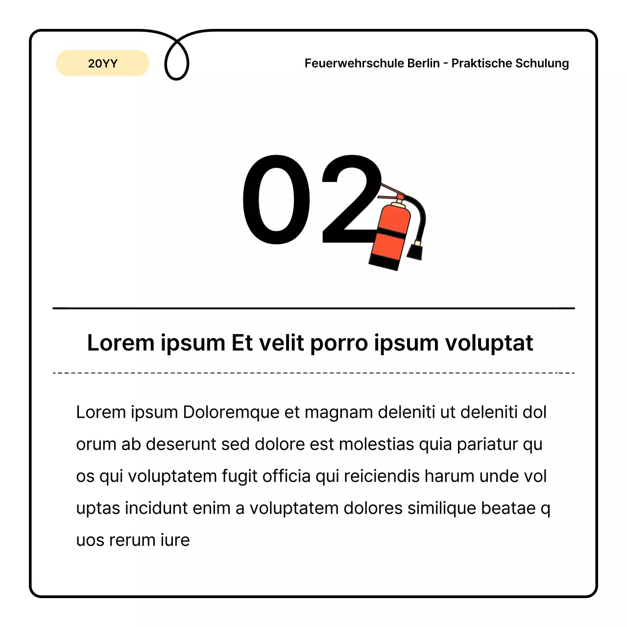 Gelbe und orangefarbene Grundlagen und ein süßes kleines Merkblatt zur Brandschutzerziehung