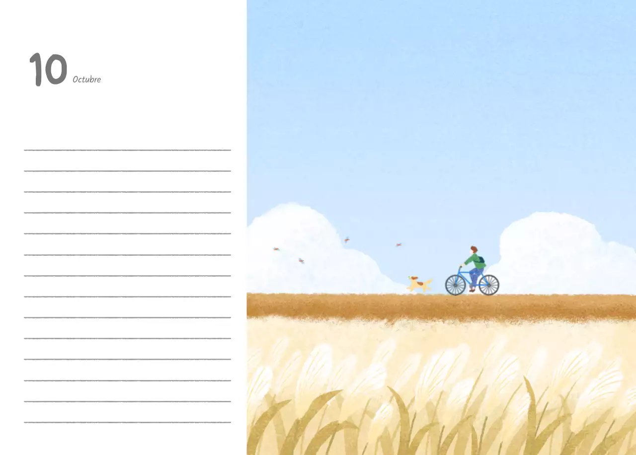 Simpáticos calendarios con adorables ilustraciones