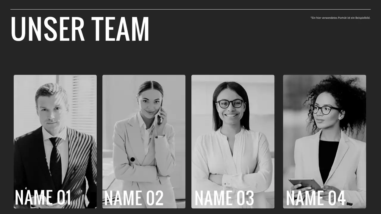 Schwarzer und weißer Minimal-Geschäftsbericht