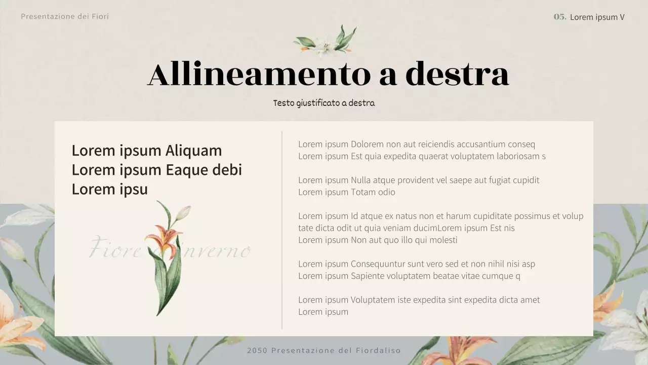 Proposta di fiori invernali vintage in azzurro