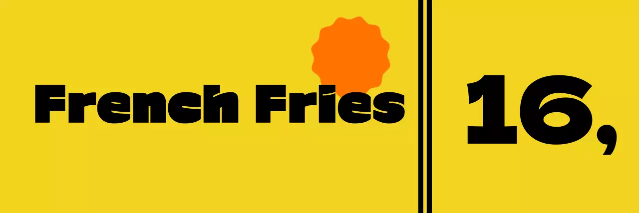 Food descriptions with cute beer characters