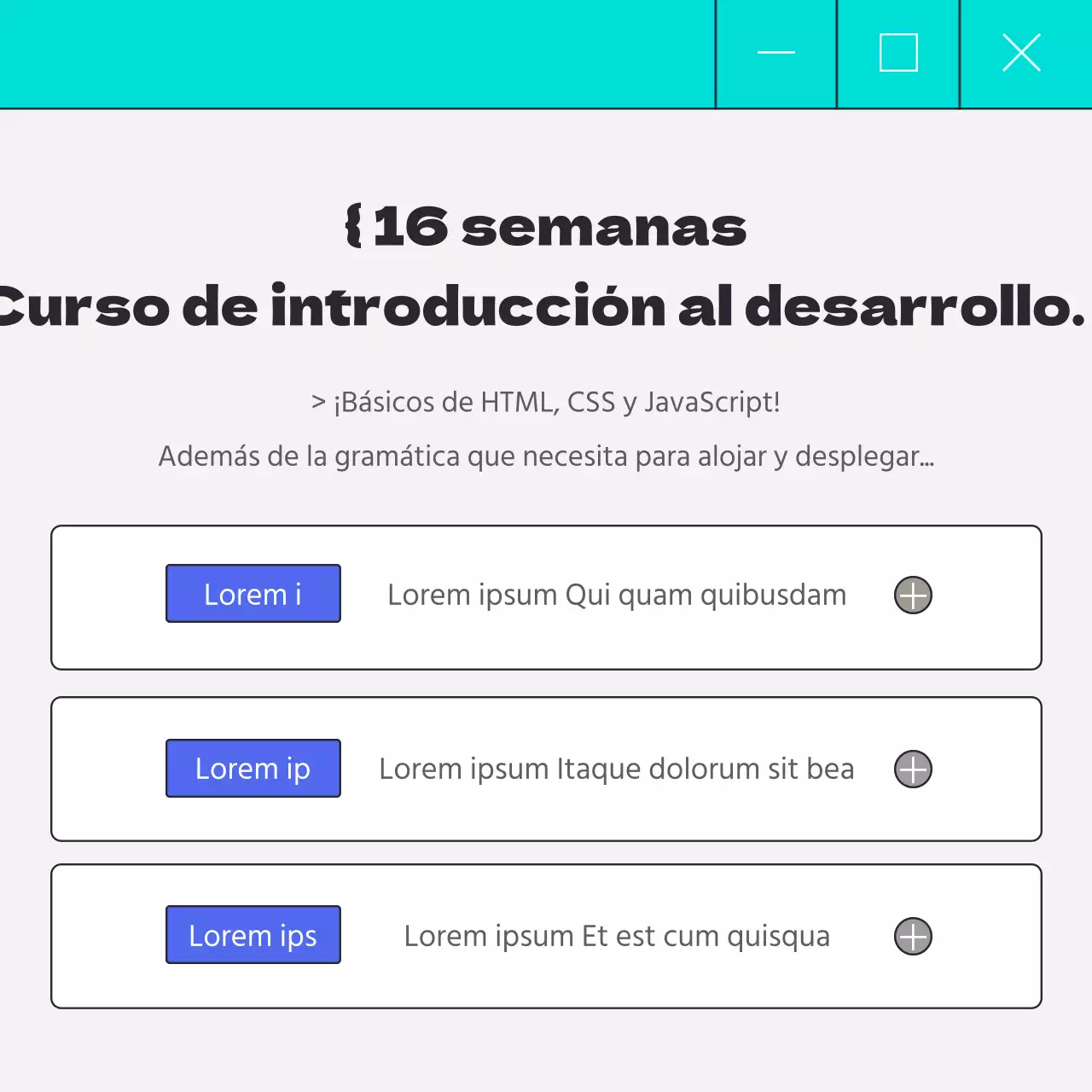 Promover la enseñanza de la codificación del desarrollo web en un estilo cibernético de color azul claro